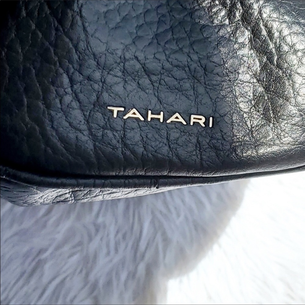 Tahari Black Leather Purse